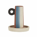 Karaca Home Simple Candle Holder, 9.6cm, Blue