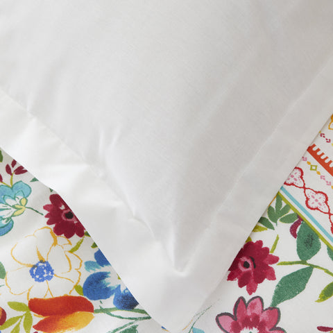 Karaca Parlin 100% Turkish Cotton Duvet Cover Set, Single, Fushia