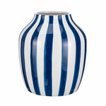 Karaca Bevel Decorative Vase, Navy