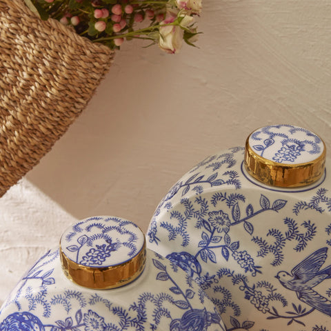 Karaca Home Lisbon Pol Decorative Jar, 28cm, Multi