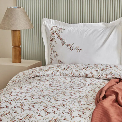Karaca Mizu 100% Cotton Duvet Cover Set with Bedspread, Double, Multi