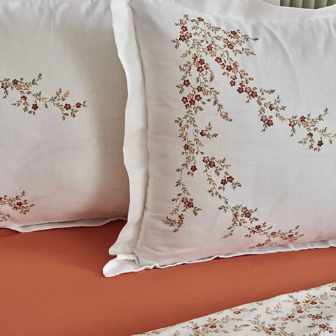 Karaca Mizu 100% Cotton Duvet Cover Set with Bedspread, Double, Multi