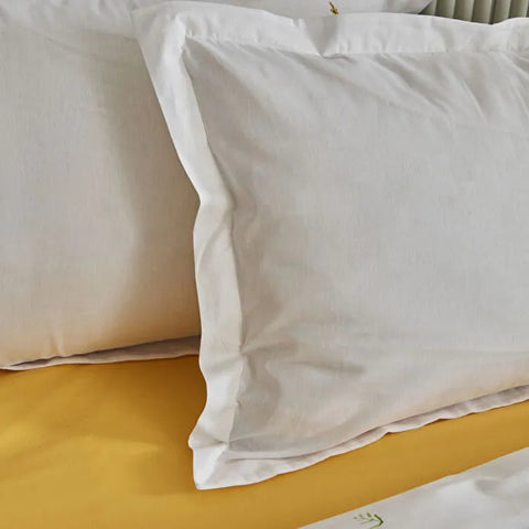 Karaca Herbal 100% Cotton Duvet Cover Set with Bedspread, Double, Green