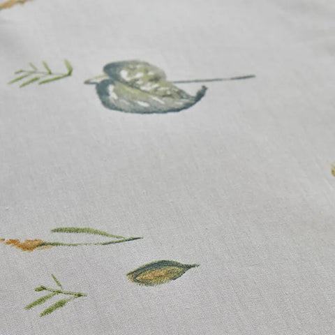 Karaca Herbal 100% Cotton Duvet Cover Set with Bedspread, Double, Green