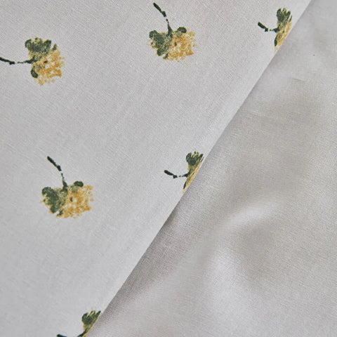 Karaca Herbal 100% Cotton Duvet Cover Set with Bedspread, Double, Green