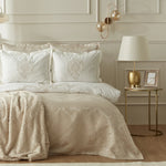 Karaca Home Tugba 8-Piece Bedding Set, Double, Gold