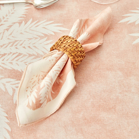 Karaca Home Juno 2-Piece Cotton Napkin, 40cmx40cm, Powder