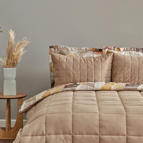 Karaca Home Lydia Bedding Set, Double, Beige