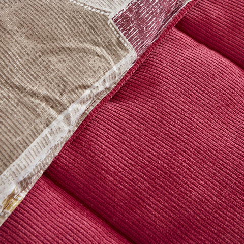 Karaca Home Lydia Bedding Set, Double, Burgundy