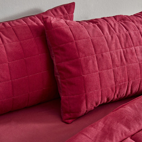 Karaca Home Lydia Bedding Set, Double, Burgundy