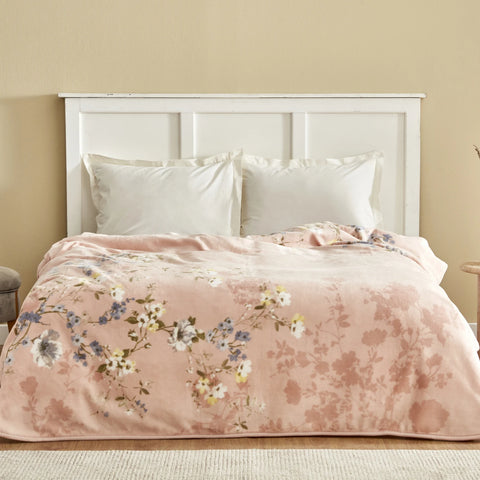 Karaca Home Silva Spanish Blanket, Double, Blush