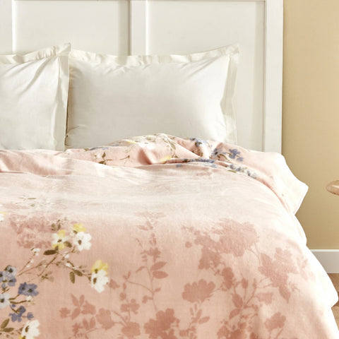 Karaca Home Silva Spanish Blanket, Double, Blush