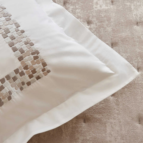 Karaca Home Bride Coll Bianca Bedding Set, Double, Stone