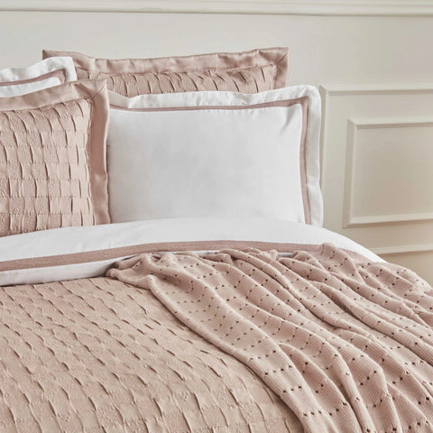Karaca Home Bride Coll Bianca Bedding Set, Double, Powder