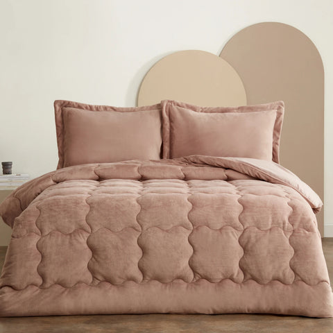 Karaca Home Viny Soft Dream Comfort Bedding Set Old, Double, Rose