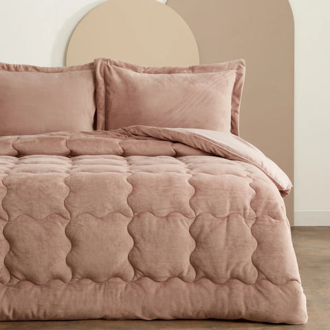 Karaca Home Viny Soft Dream Comfort Bedding Set Old, Double, Rose