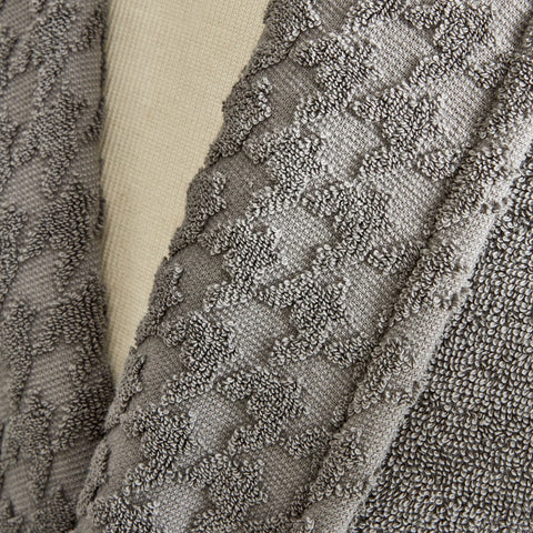 Karaca Home Seden 6-Piece 100% Turkish Cotton Family Bathroom Set, Grey