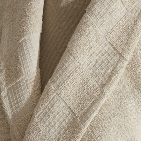 Karaca Home Santos 4-Piece Family Bathroom Set, Beige - Blue