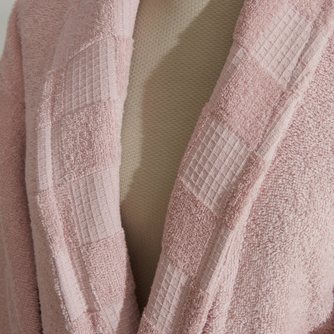 Karaca Home Santos 4-Piece 100% Turkish Cotton Family Bathroom Set, Powder - Grey