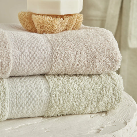 Sarah Anderson Alven 4-Piece Family Bathroom Set, Green-Beige