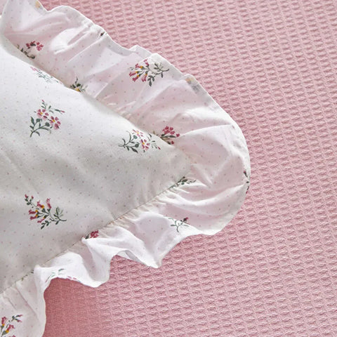 Karaca Lidya 100% Cotton Bedding Set, Single, Pink