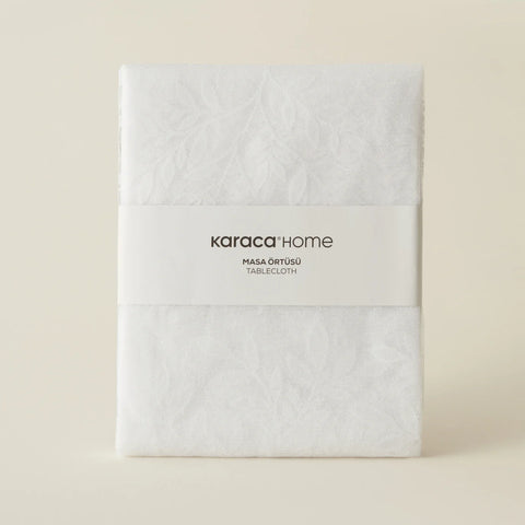 KARACA HOME HESSA BEYAZ MASA ÖRTÜSÜ