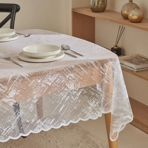 Karaca Home Luana Tablecloth, 145x220cm, White