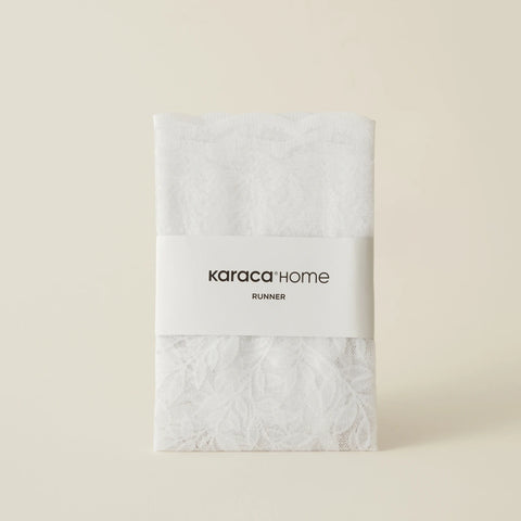 Karaca Home Hessa Runner, 40x150cm, White