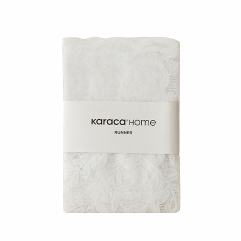 Karaca Home Hessa Runner, 40x150cm, White