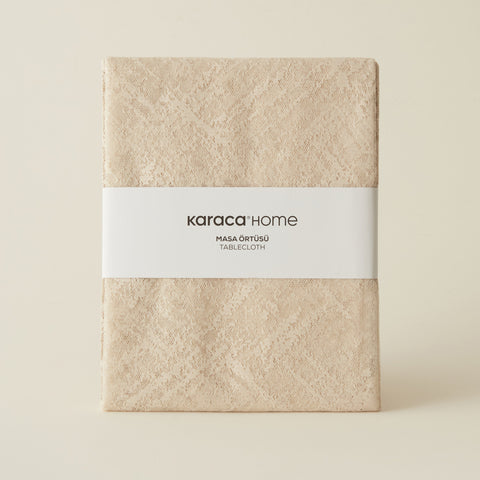 Karaca Home Luana Tablecloth, 145x220cm, Beige