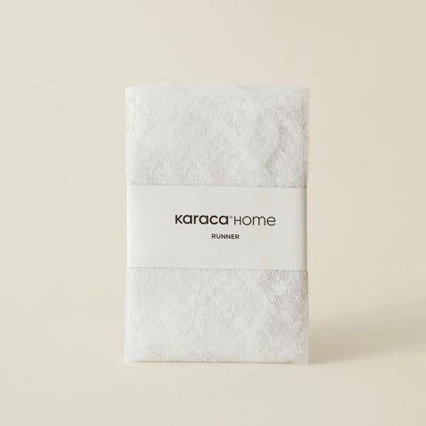 Karaca Home Luana Runner, 40x150cm, White