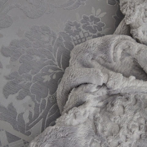 Karaca Home Tugba 8-Piece Bedding Set, Double, Silver