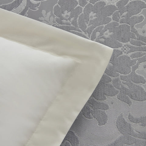 Karaca Home Tugba 8-Piece Bedding Set, Double, Silver