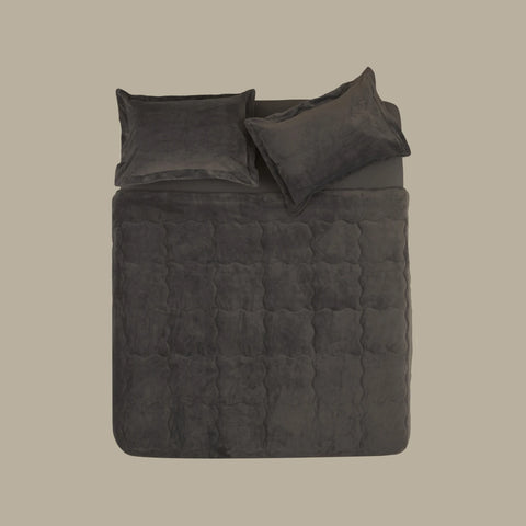 Karaca Home Flufy Comfort Bedding Set, Double, Anthracite