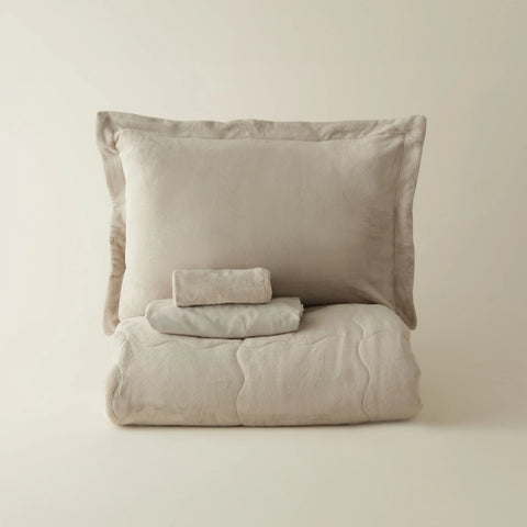 Karaca Home Flufy Comfort Bedding Set, Double, Beige