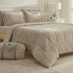Karaca Home Flufy Comfort Bedding Set, Double, Beige