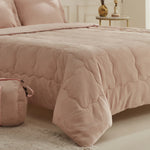 Karaca Home Flufy Comfort Bedding Set, Single, Powder