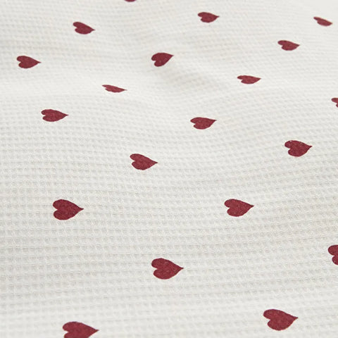 Karaca Amour 100% Cotton Bedding Set, Double, Red