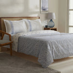 Karaca Marino 100% Turkish Cotton Duvet Cover Set, Double, Blue