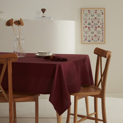 Karaca Home Belle Tablecloth, 140x200cm, Burgundy