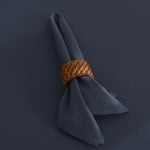 Karaca Home Belle 2-Piece Fabric Napkin, 40x40cm, Indigo