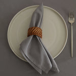 Karaca Home Belle 2-Piece Fabric Napkin, 40x40cm, Grey