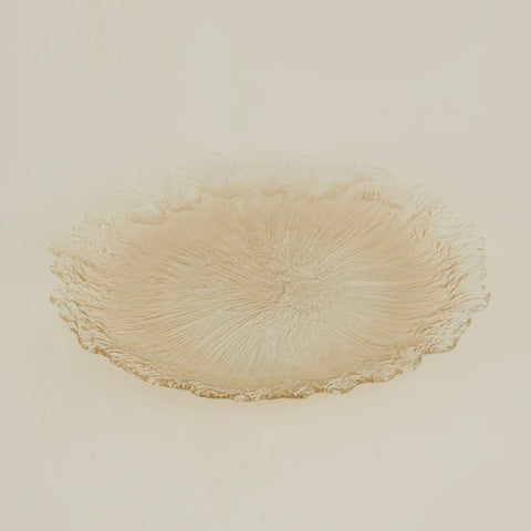 Karaca Home Gemma Decorative Plate, 33cm, Amber