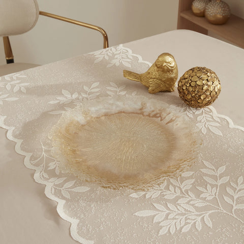 Karaca Home Gemma Decorative Plate, 33cm, Amber