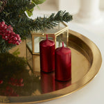 Karaca Home Pillar Candle, 3,5x8cm, Red