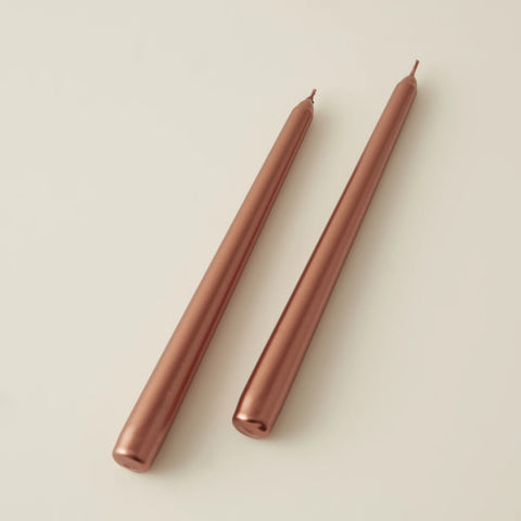 Karaca Home 2-Piece Candle, 24cm, Bronze