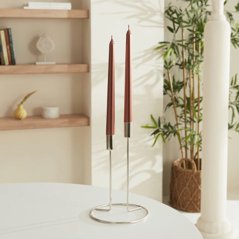 Karaca Home 2-Piece Candle, 24cm, Bronze