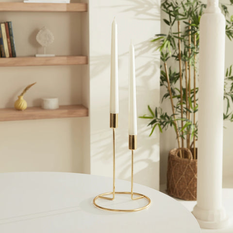 Karaca Home 2-Piece Candle, 24cm, Pearl