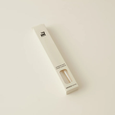 Karaca Home 2-Piece Candle, 24cm, Pearl