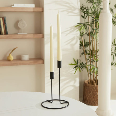 Karaca Home 2-Piece Candle, 24cm, Ecru